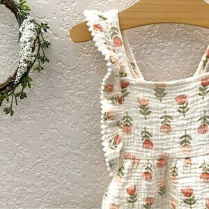 Oliver and Emily Gauze Bubble Romper ~ Size 18m